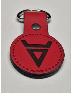 Skórzany brelok - znak Welesa