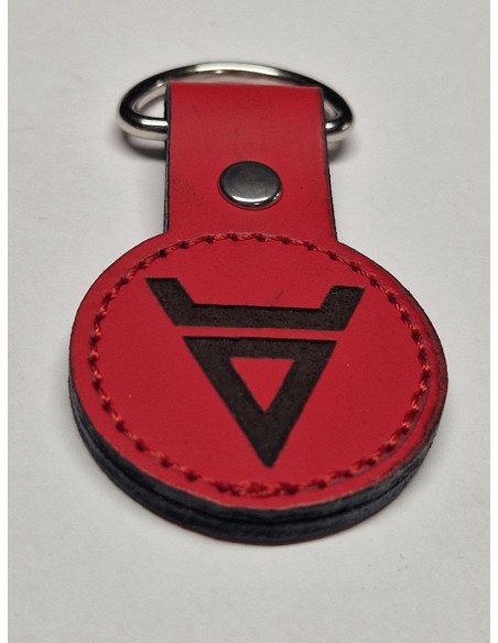 Skórzany brelok - znak Welesa